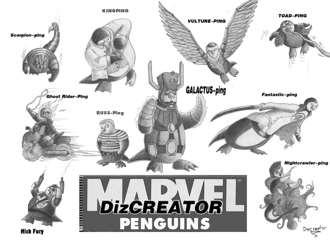 DizCreator penguins DizCreator penguins