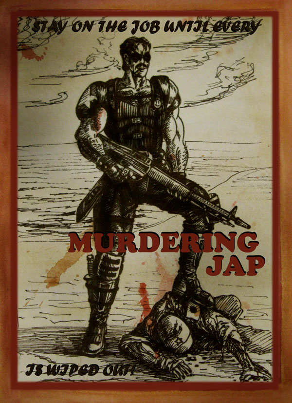 American anti-japanese placard (WWII)