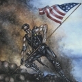 Iwo Jima Flag Rasing (Поднятие флага над о.Иводзима)