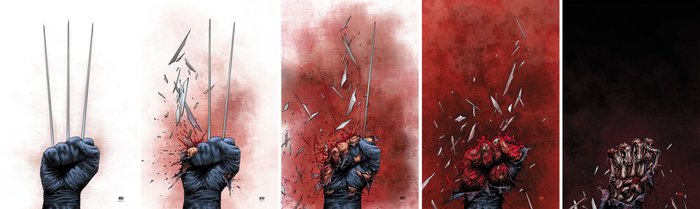 Обложки Wolverine #8-12 от Стива МакНивена